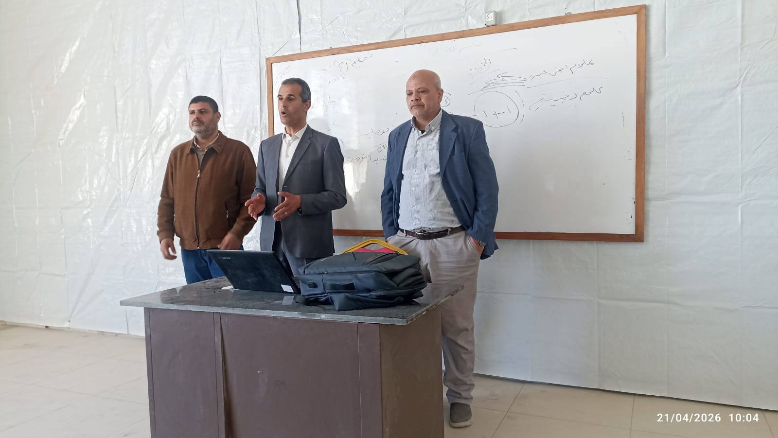 استمرار المحاضرات الوجاهية في كلية الدراسات المتوسطة – الأزهر بغزة